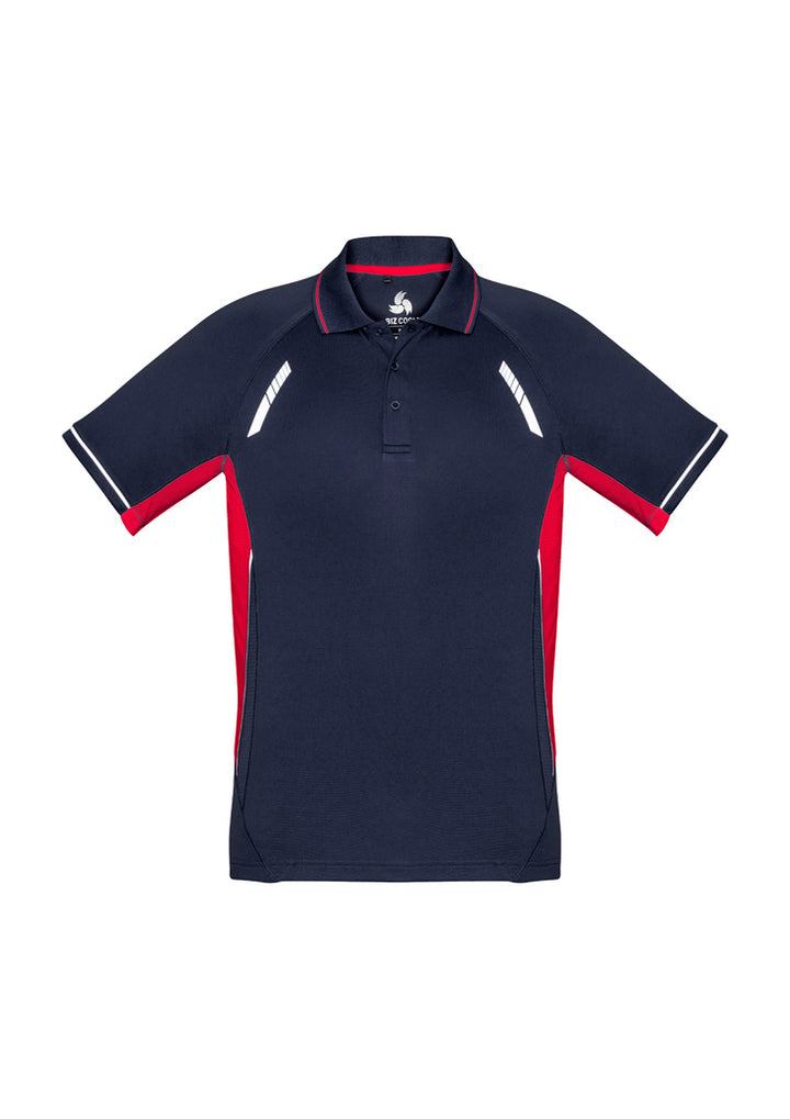P700MS - Biz Collection - Renegade Polo - BizCool Micro Polyester | Navy/Red/Silver