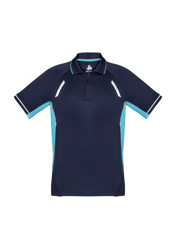 P700MS - Biz Collection - Renegade Polo - BizCool Micro Polyester | Navy/Sky/Silver