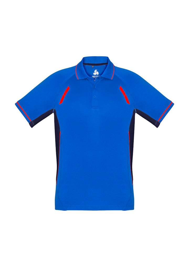P700MS - Biz Collection - Renegade Polo - BizCool Micro Polyester | Royal/Navy/Fluoro Orange
