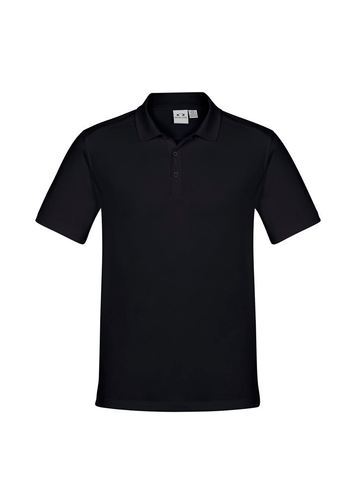 P815MS - Biz Collection - Mens Aero Short Sleeve Polo | Solid Black