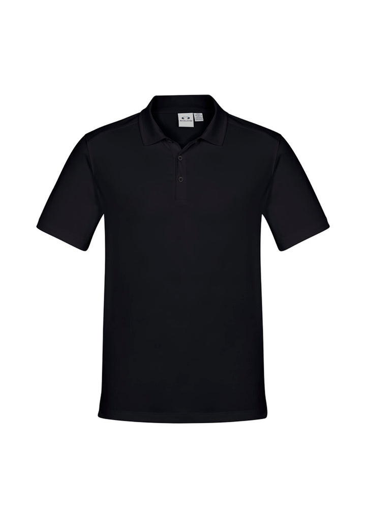 P815MS - Biz Collection - Mens Aero Short Sleeve Polo | Solid Black