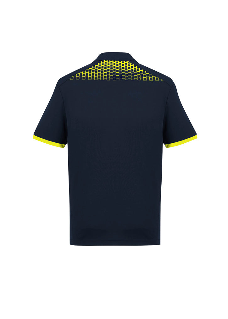 P900MS - Fashion Biz - Galaxy Polo - Men's - Fluoro trims.