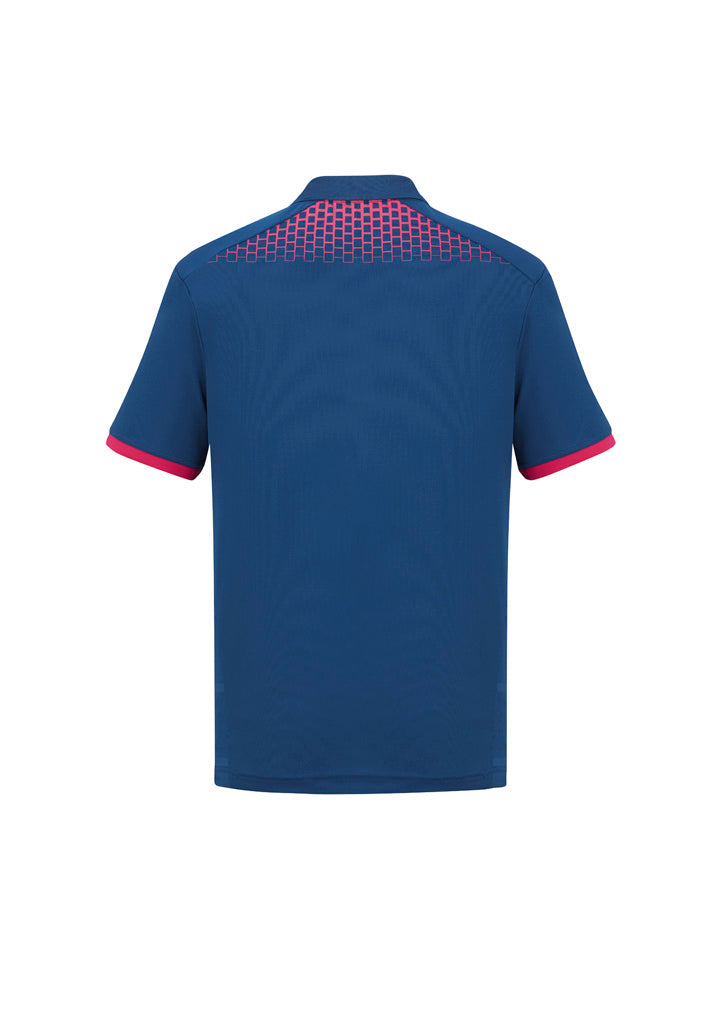 P900MS - Fashion Biz - Galaxy Polo - Men's - Fluoro trims.