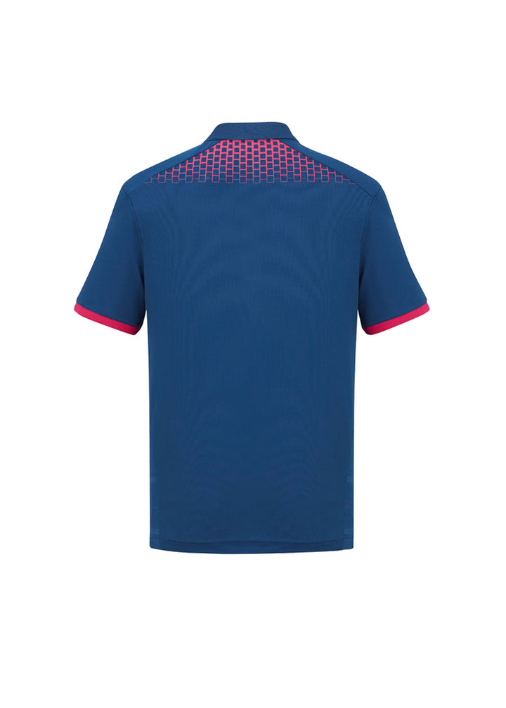 P900MS - Fashion Biz - Galaxy Polo - Men's - Fluoro trims.