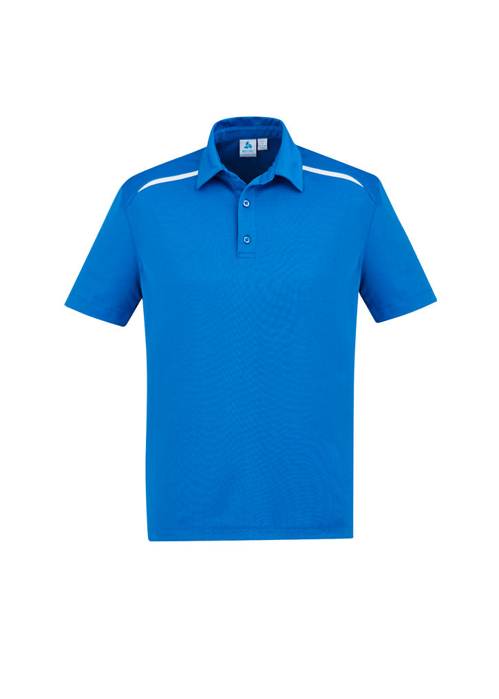 P901MS - Biz Collection - Mens Sonar Short Sleeve Polo | Royal/White