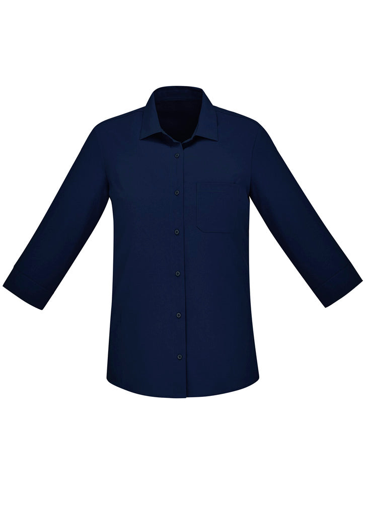 CS951LT - Biz Care - Womens Florence Plain 3/4 Sleeve Shirt