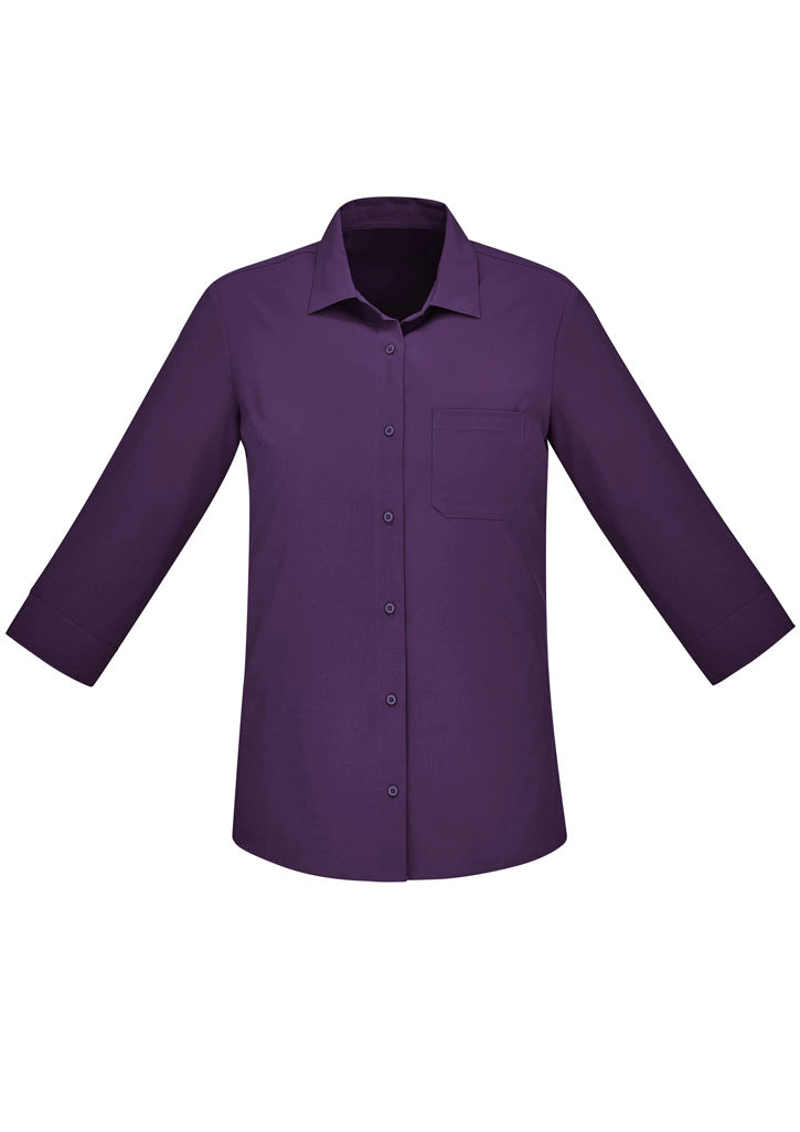 CS951LT - Biz Care - Womens Florence Plain 3/4 Sleeve Shirt