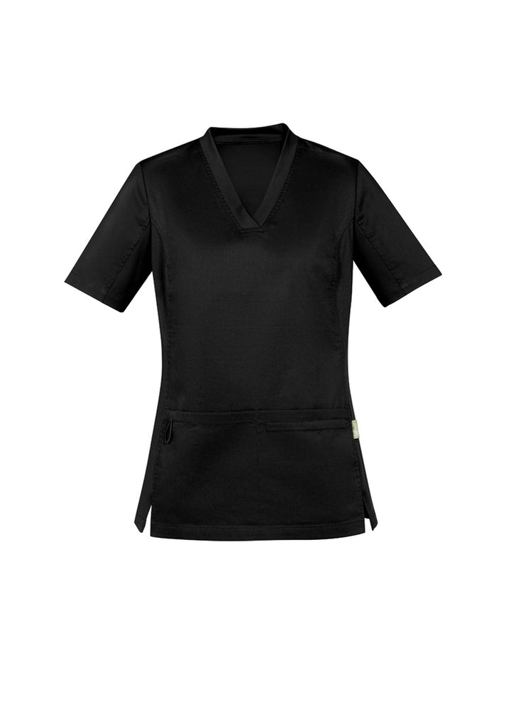 CST043LS - Biz Care - Womens Riley Stretch Scrub Top
