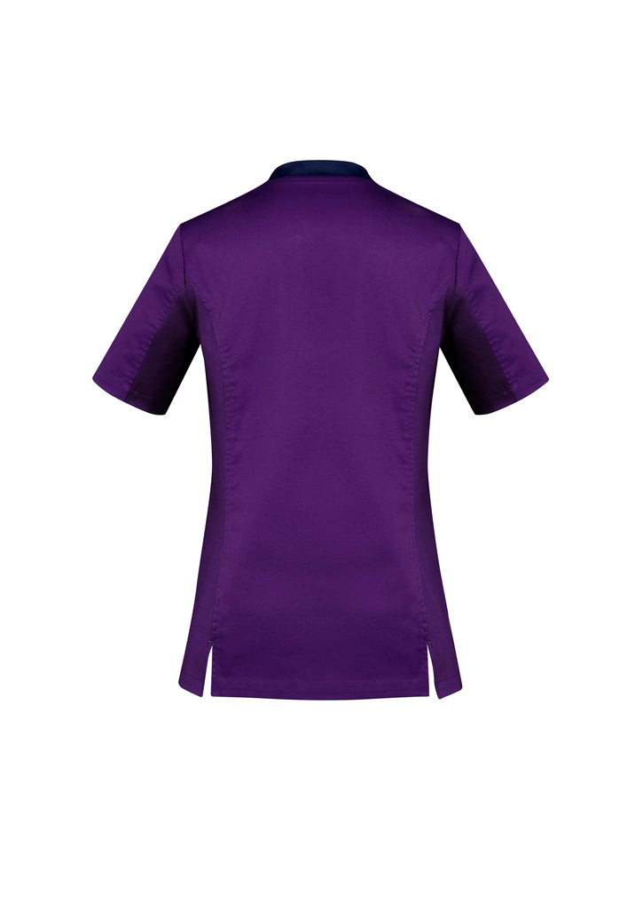 CST043LS - Biz Care - Womens Riley Stretch Scrub Top