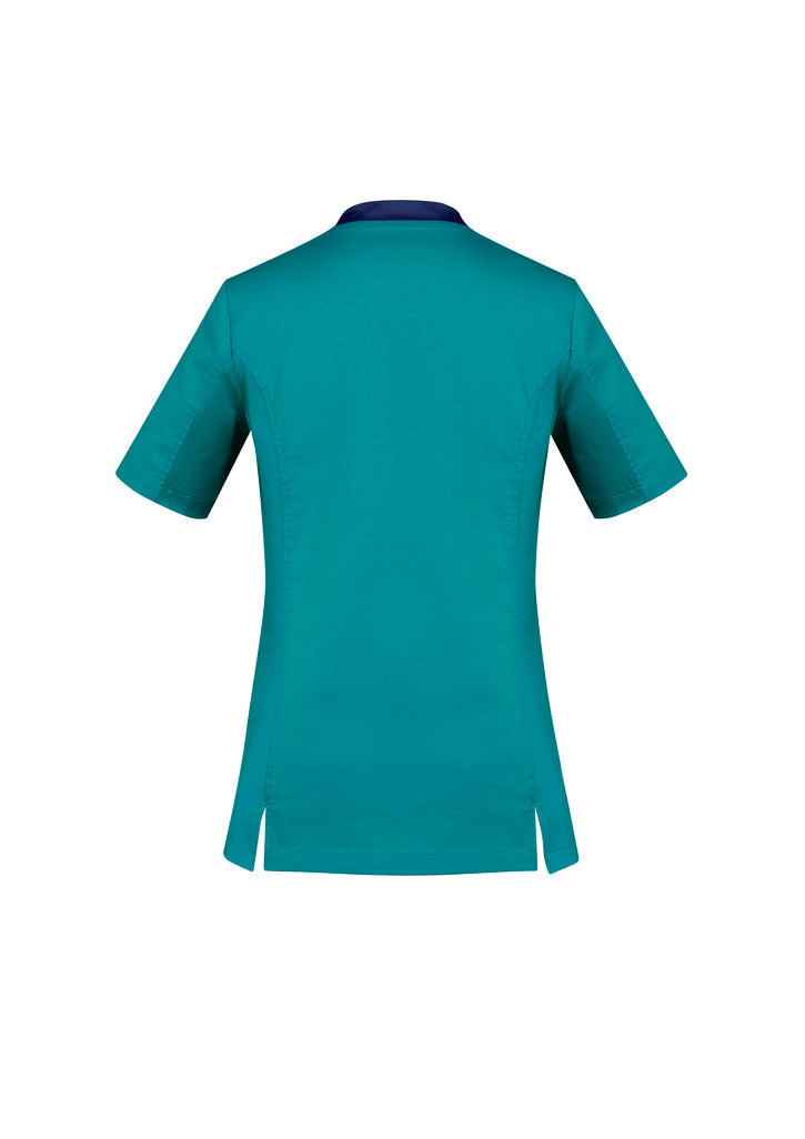 CST043LS - Biz Care - Womens Riley Stretch Scrub Top