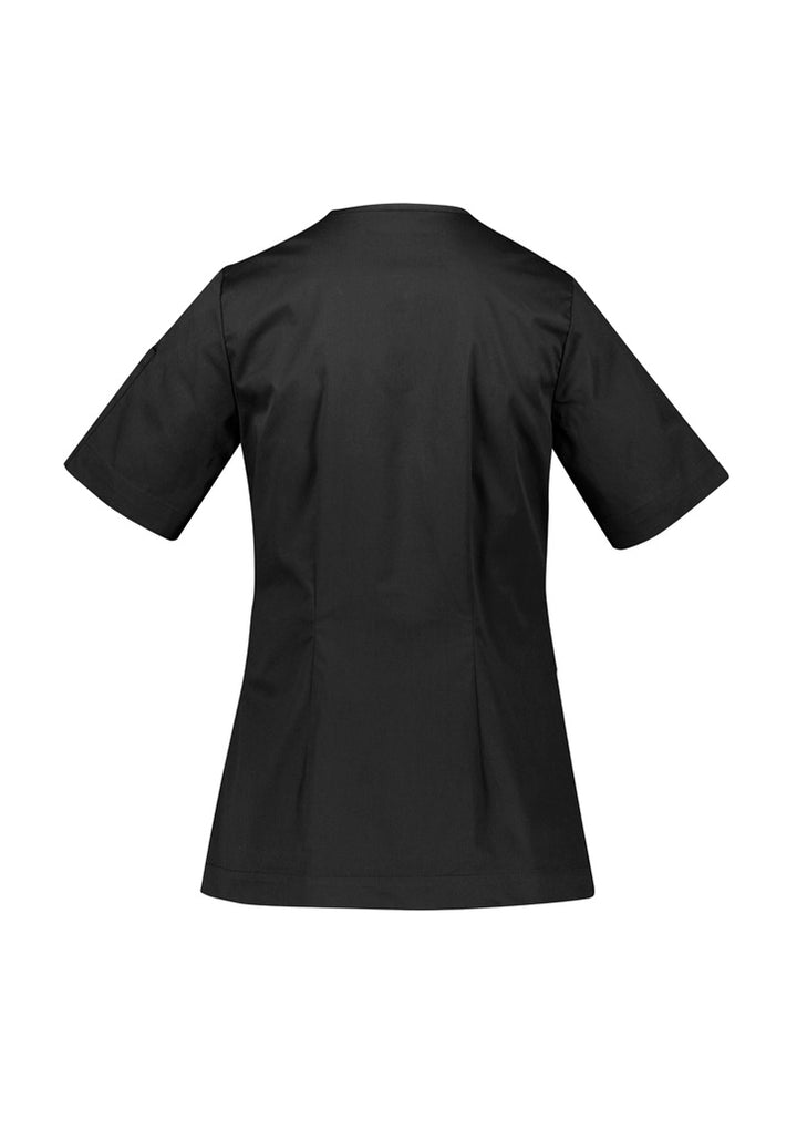 CST240LS - Biz Care - Womens Parks Zip Front Crossover Scrub Top