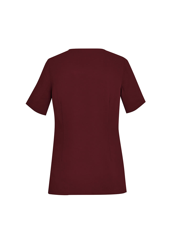 CST942LS - Biz Care - Avery Womens Tailored Fit Round Neck Scrub Top