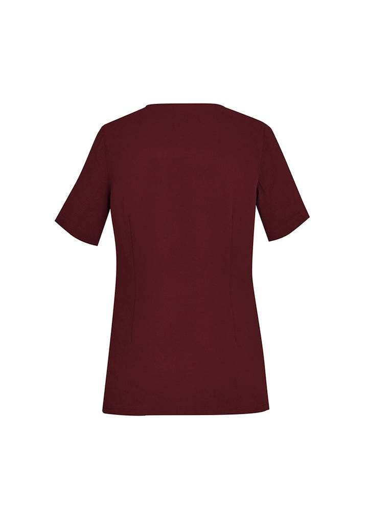 CST942LS - Biz Care - Avery Womens Tailored Fit Round Neck Scrub Top