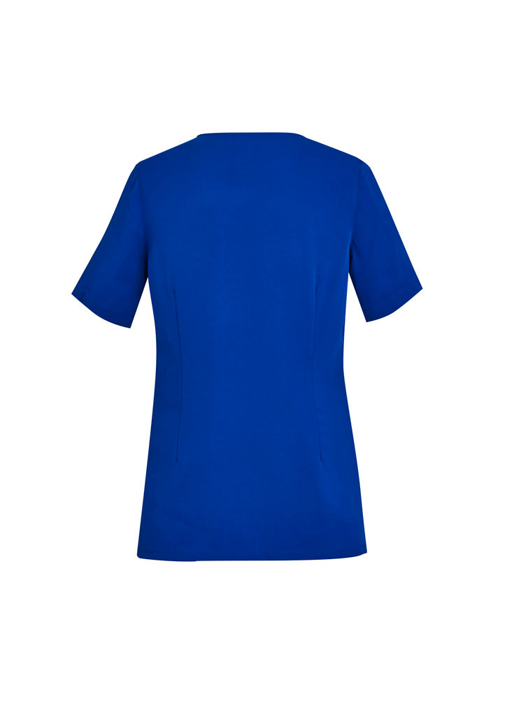 CST942LS - Biz Care - Avery Womens Tailored Fit Round Neck Scrub Top