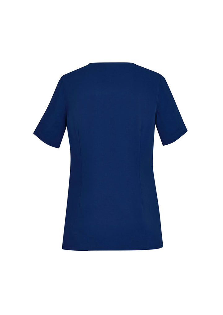 CST942LS - Biz Care - Avery Womens Tailored Fit Round Neck Scrub Top