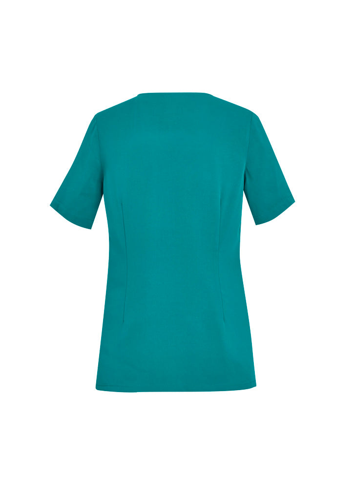 CST942LS - Biz Care - Avery Womens Tailored Fit Round Neck Scrub Top