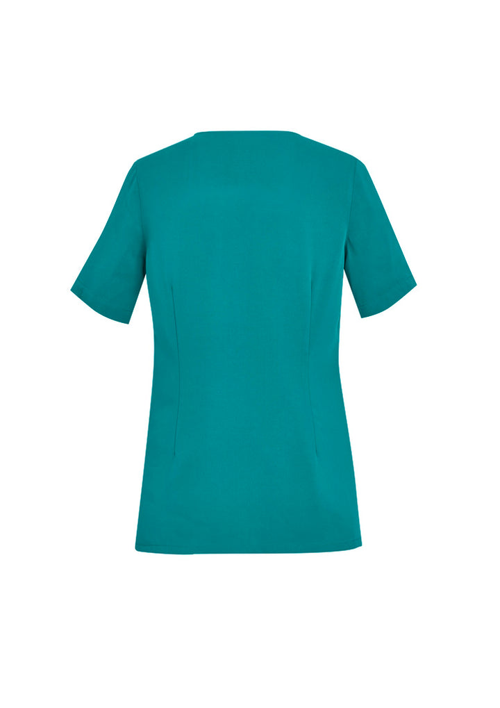 CST942LS - Biz Care - Avery Womens Tailored Fit Round Neck Scrub Top