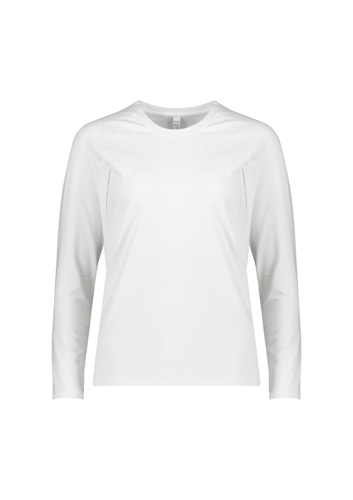 CT247LL - Biz Care - Performance Womens Cotton Long Sleeve Tee
