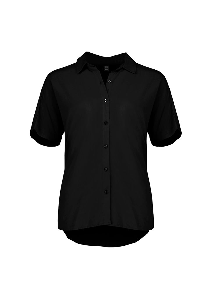RB365L - Biz Corporates - Dahlia Womens Short Sleeve Blouse