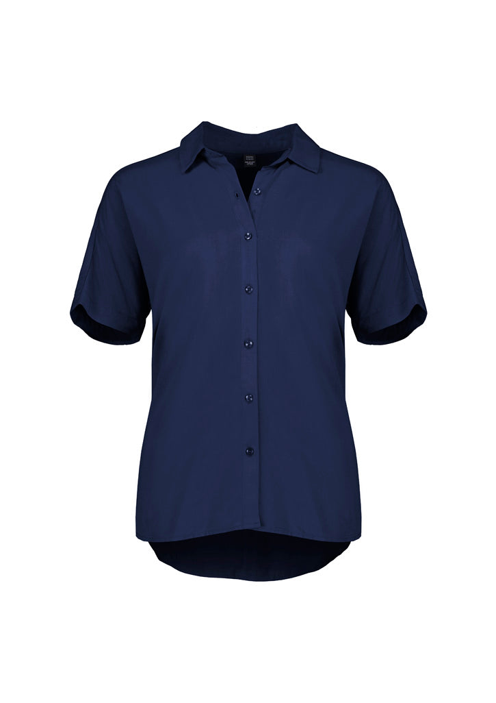 RB365L - Biz Corporates - Dahlia Womens Short Sleeve Blouse