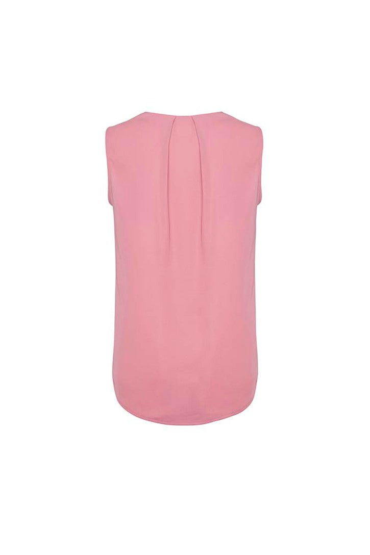 RB973LN - Biz Corporates - Estelle Womens Sleeveless Pleat Blouse