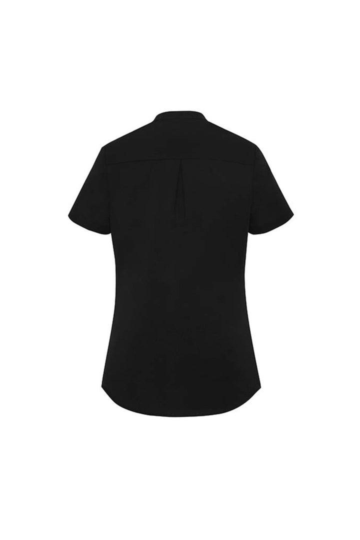 RB977LS - Biz Corporates - Juliette Womens Plain Short Sleeve Blouse