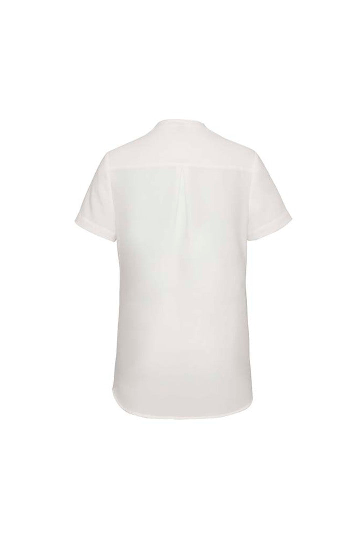 RB977LS - Biz Corporates - Juliette Womens Plain Short Sleeve Blouse