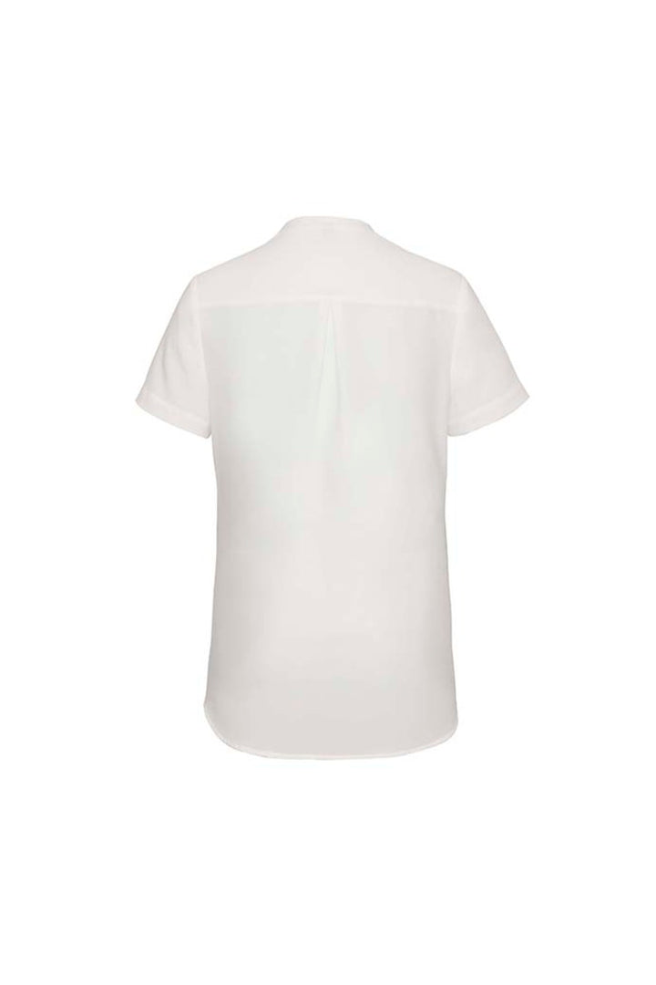 RB977LS - Biz Corporates - Juliette Womens Plain Short Sleeve Blouse
