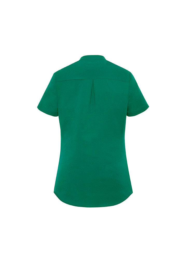 RB977LS - Biz Corporates - Juliette Womens Plain Short Sleeve Blouse