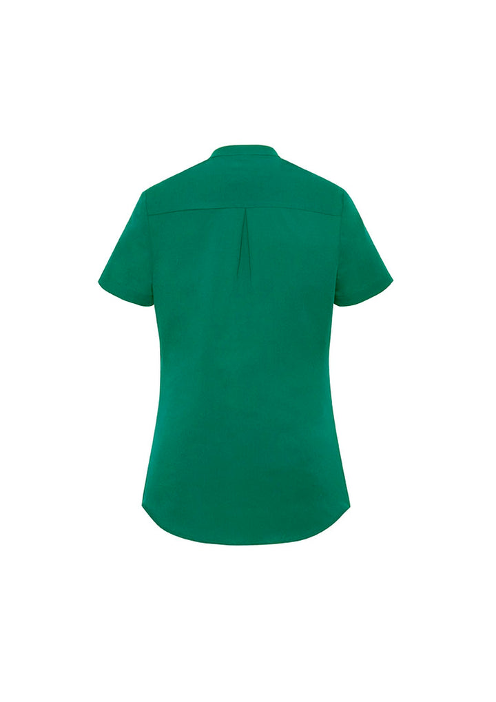 RB977LS - Biz Corporates - Juliette Womens Plain Short Sleeve Blouse