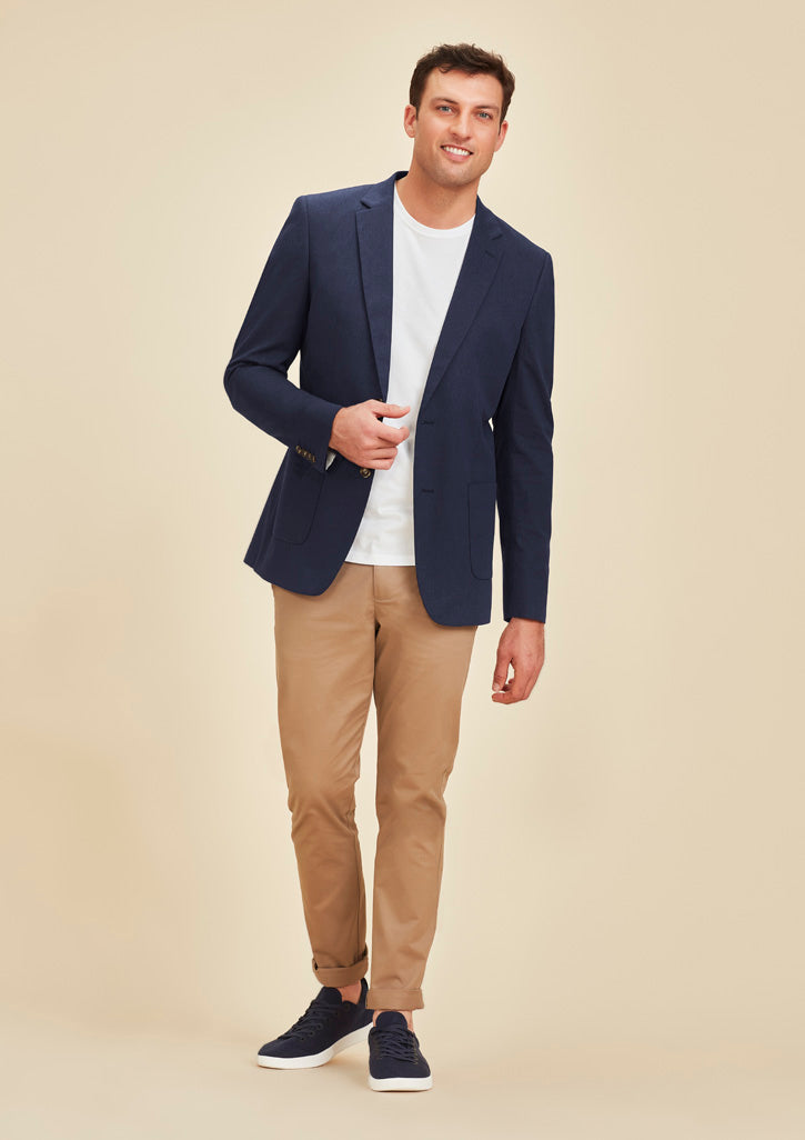 RBL068M - Biz Corporates - Arden Mens Smart Casual Blazer | Navy Melange