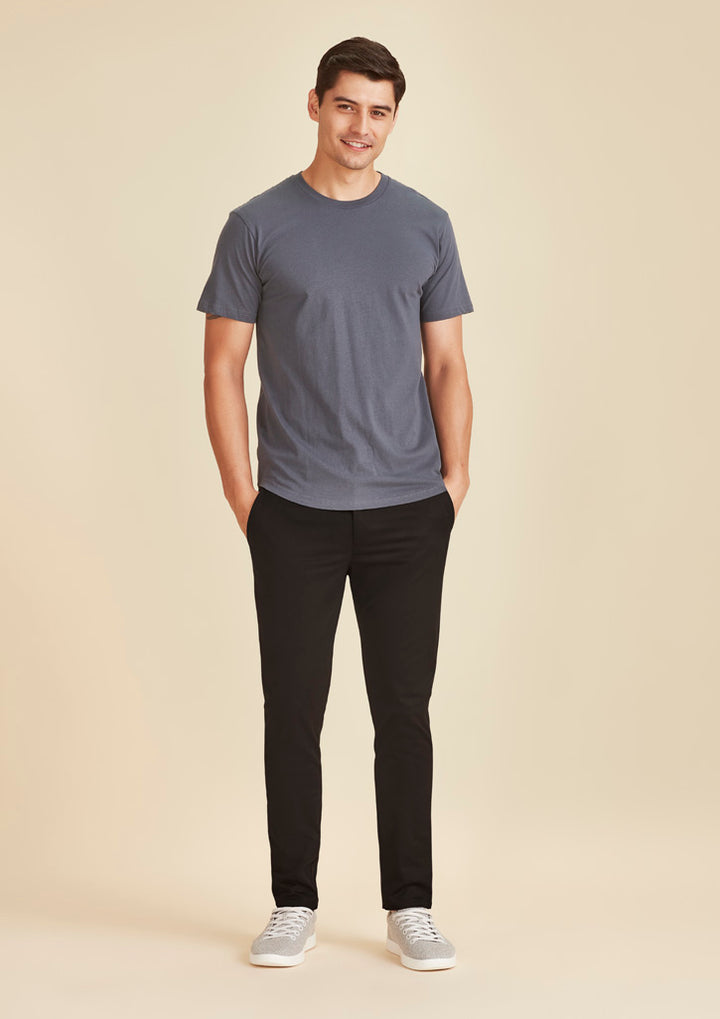 RGP263M - Biz Corporates - Traveller Mens Tapered Chino | Black