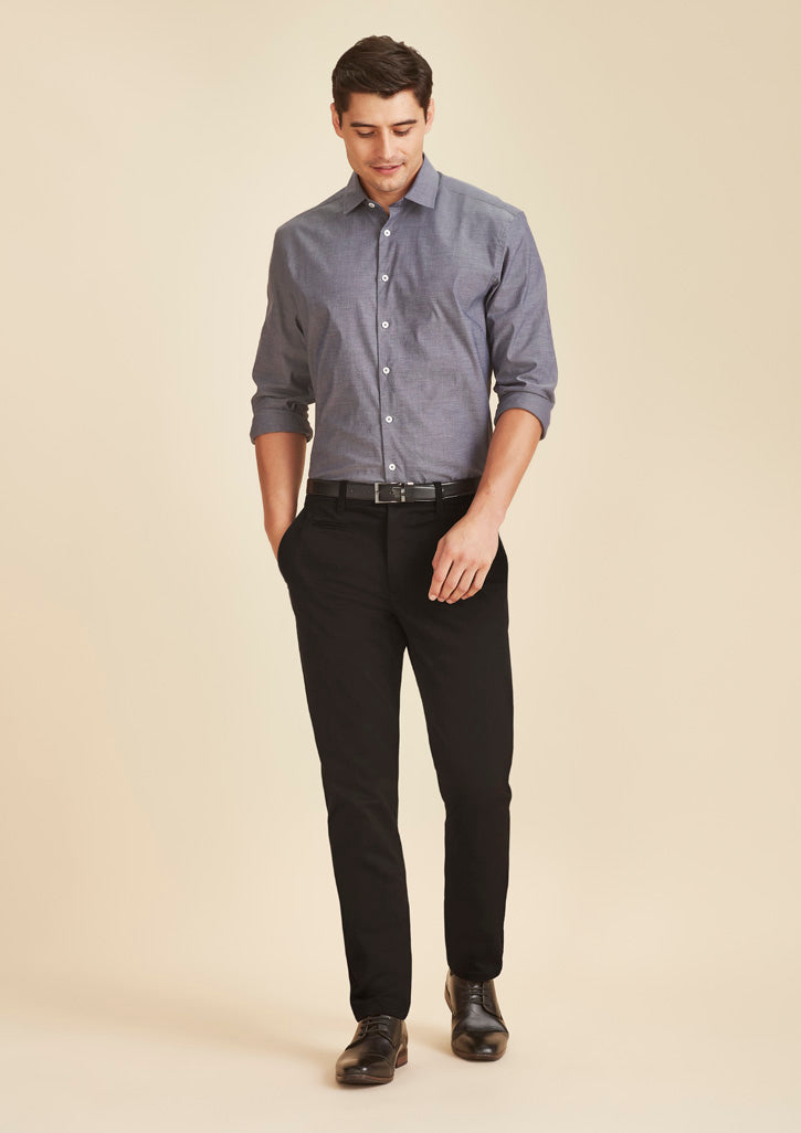 RGP264M - Biz Corporates - Mens Traveller Modern Stretch Chino Pant | Black