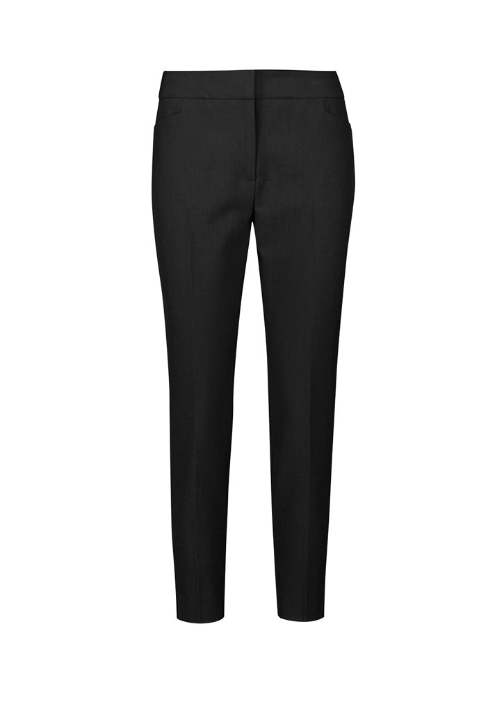 RGP308L - Biz Corporates - Siena 7/8 Mid-waist Slim Leg Pant | Black