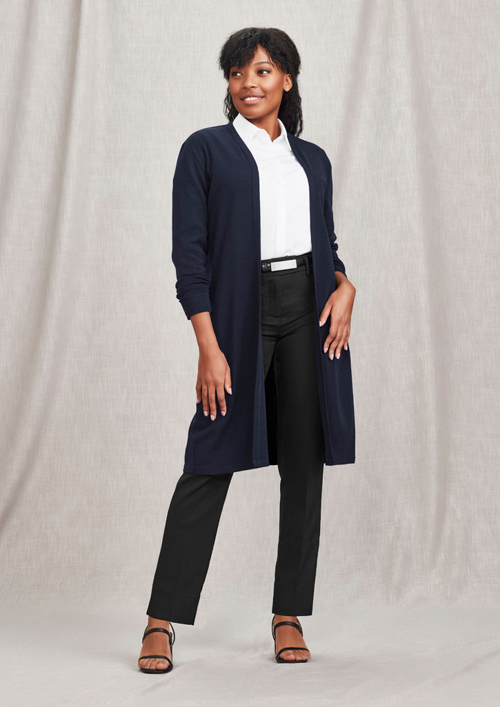 RLC970L - Biz Corporates - Womens Chelsea Longline Cardigan | Navy