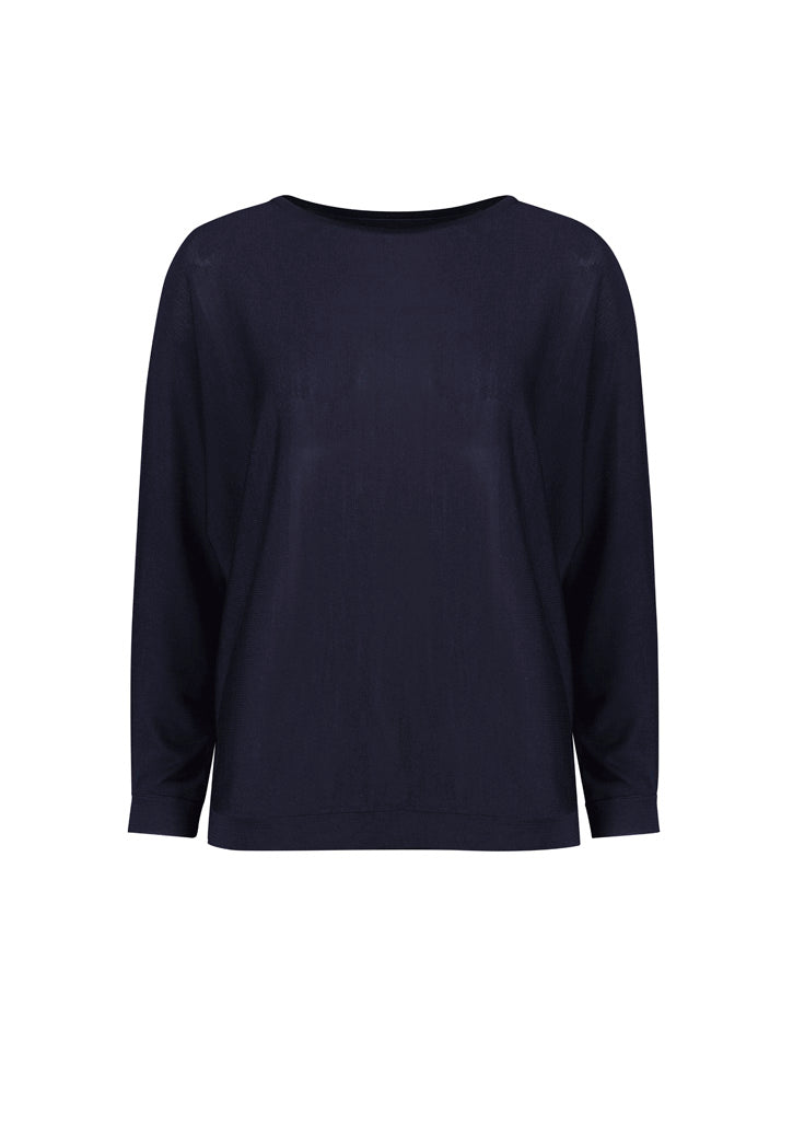 RSW370L - Biz Corporates - Skye Womens Batwing Sweater Top | Navy