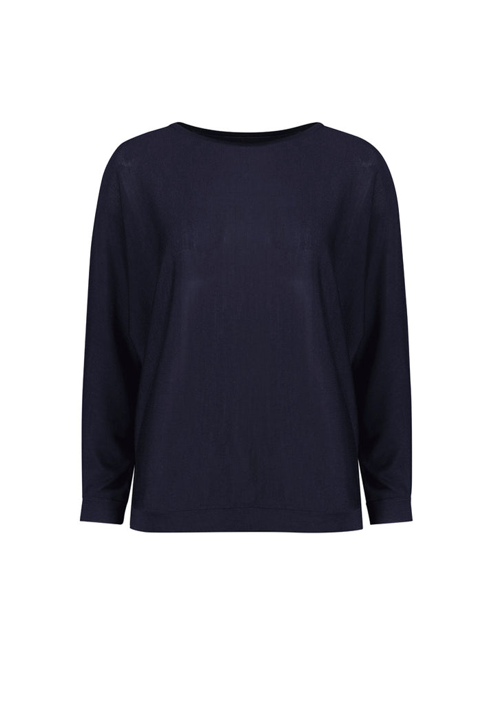 RSW370L - Biz Corporates - Skye Womens Batwing Sweater Top | Navy