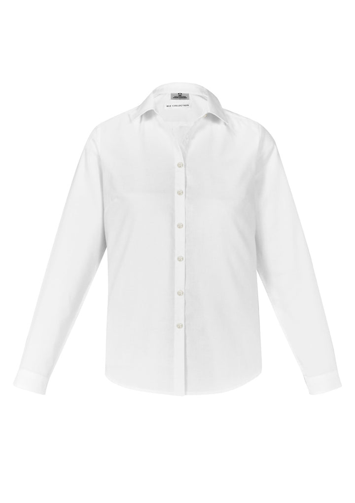 S127LL - Biz Collection - Ladies Memphis Shirt | White