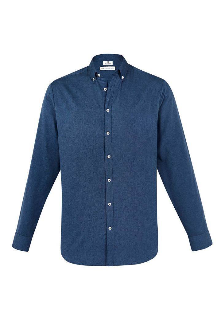 S127ML - Biz Collection - Mens Memphis Shirt | Mineral Blue