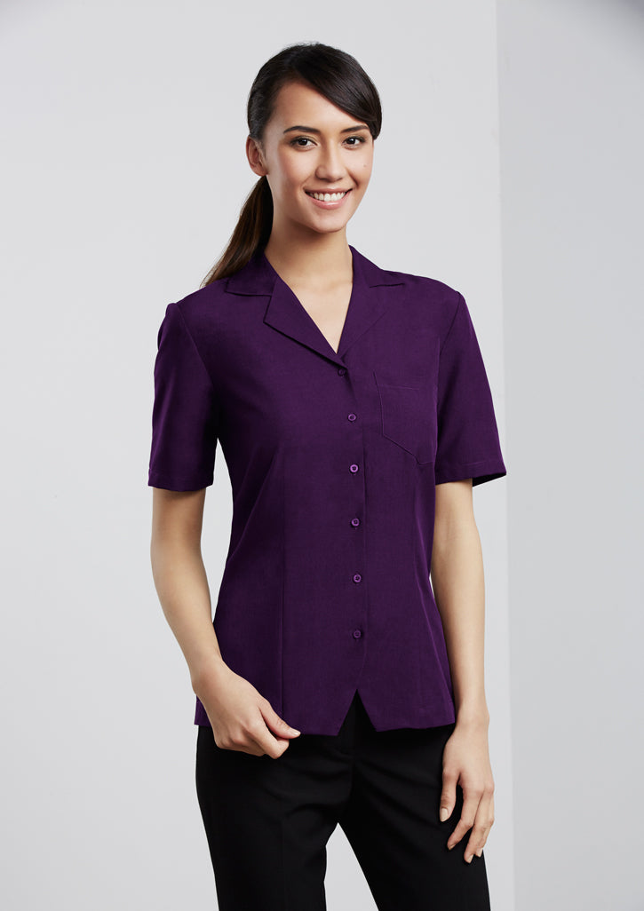 S265LS - Biz Care - Oasis Ladies Plain Overblouse