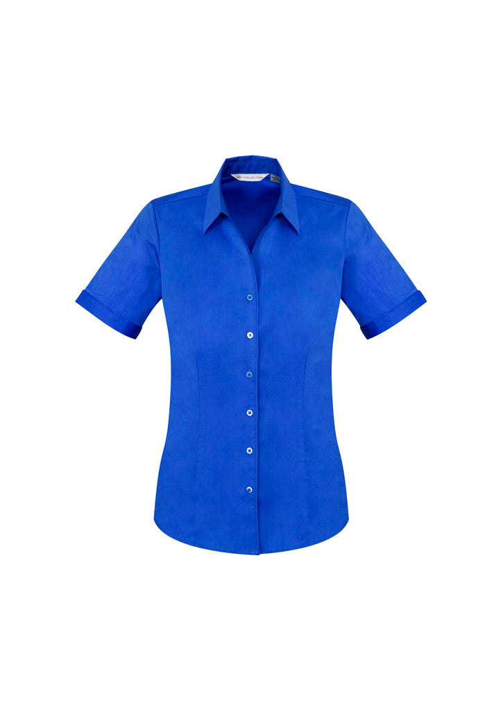 S770LS - Biz Collection - Womens Monaco Short Sleeve Shirt | Electric Blue