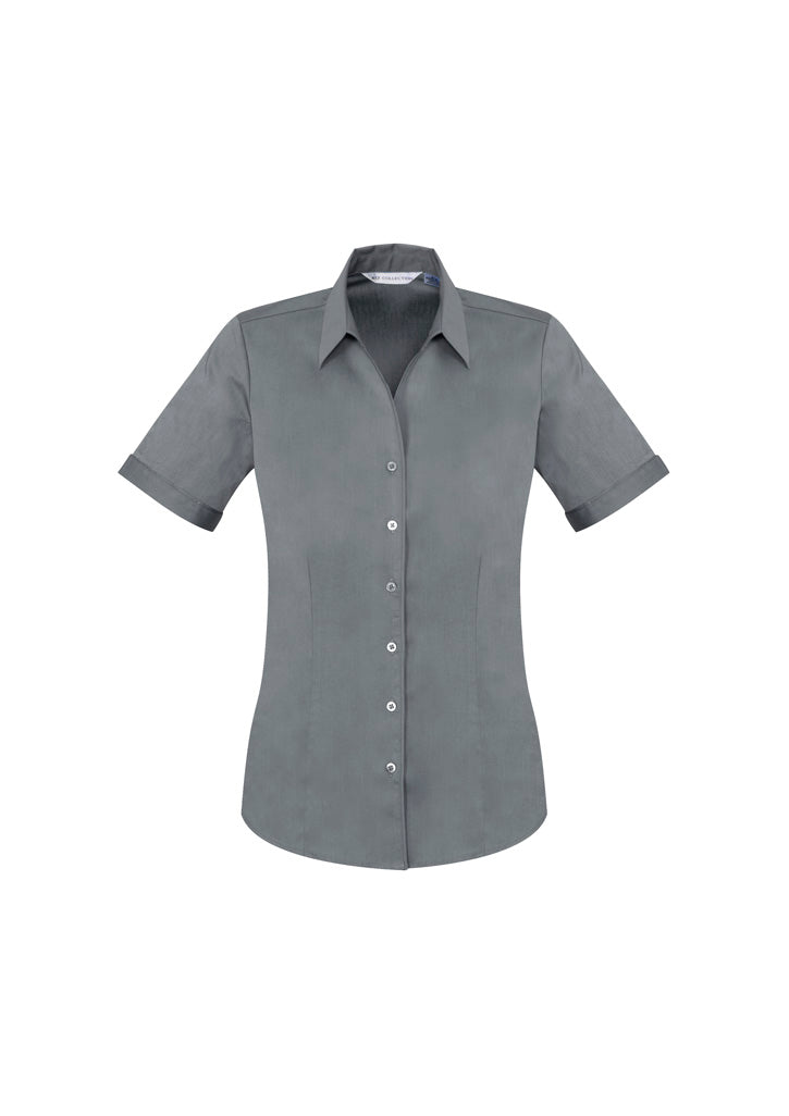 S770LS - Biz Collection - Womens Monaco Short Sleeve Shirt | Platinum