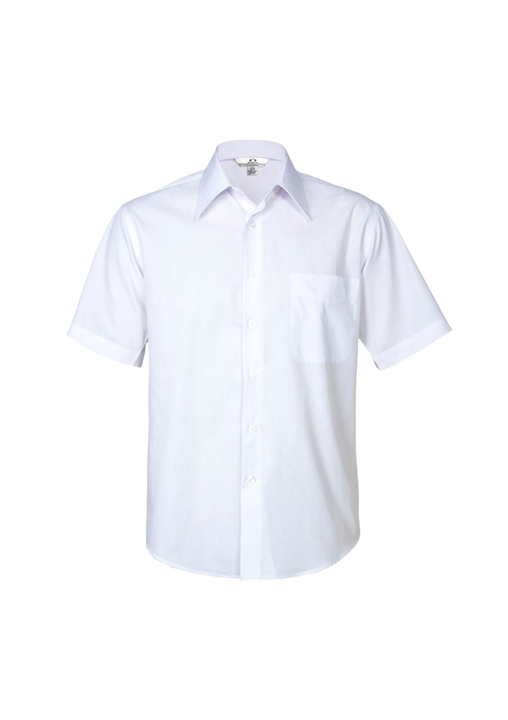 SH715 - Biz Collection - Mens Metro Short Sleeve Shirt | White