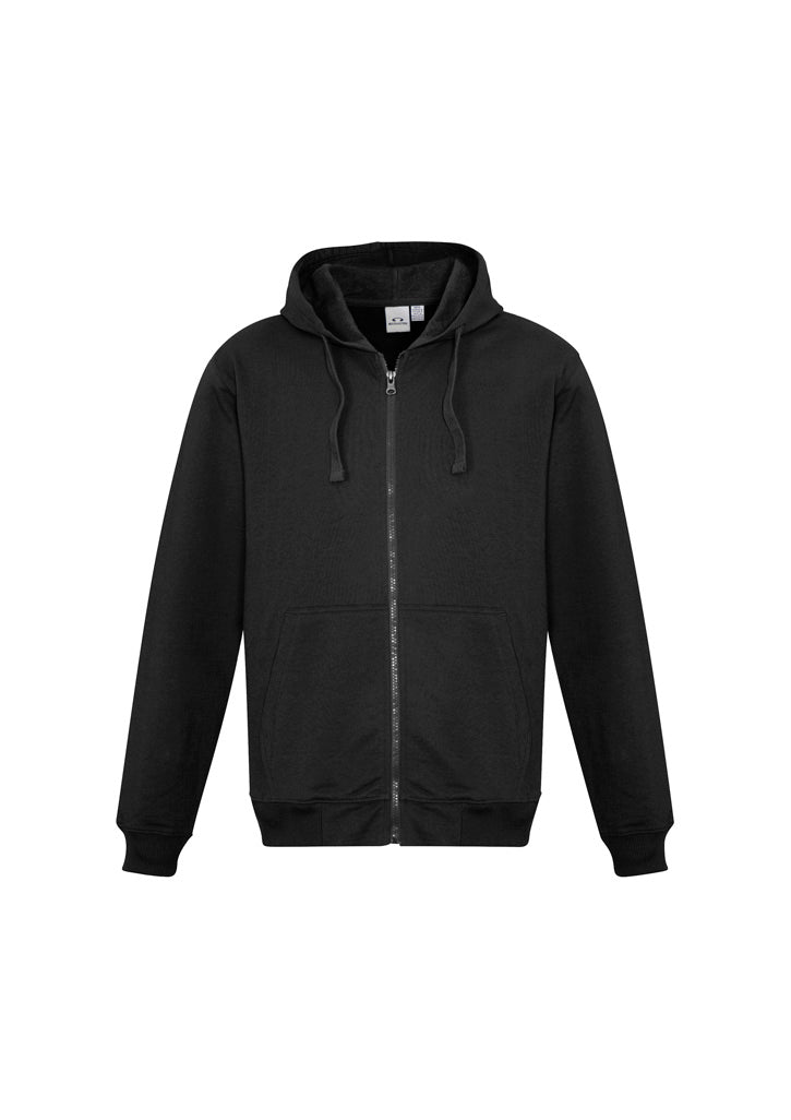 SW762M - Biz Collection - Mens Crew Zip Hoodie | Black