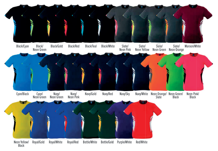 2211 - Aussie Pacific - Tasman Lady Tees - Other Body Colours Excluding Black, Navy & Neon