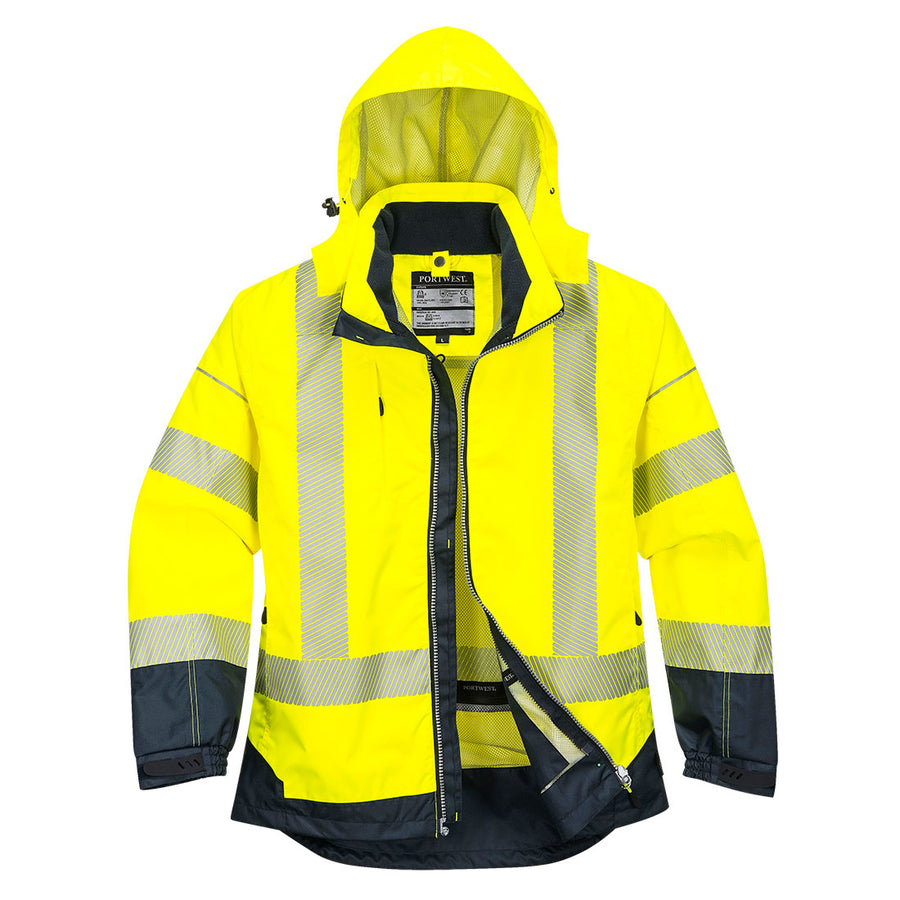 T403 - Portwest - Hi-Vis PW3 Breathable Waterproof Jacket