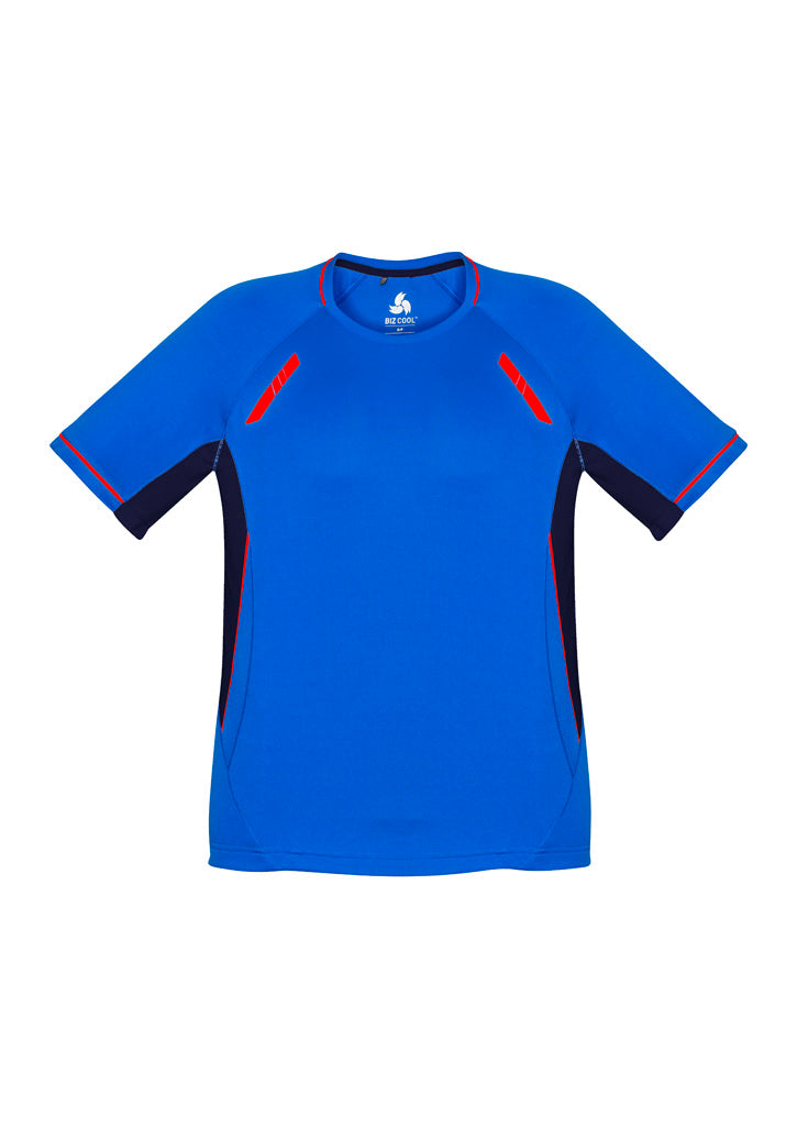 T701MS - Biz Collection - Mens Renegade Tee | Royal/Navy/Fluoro Orange