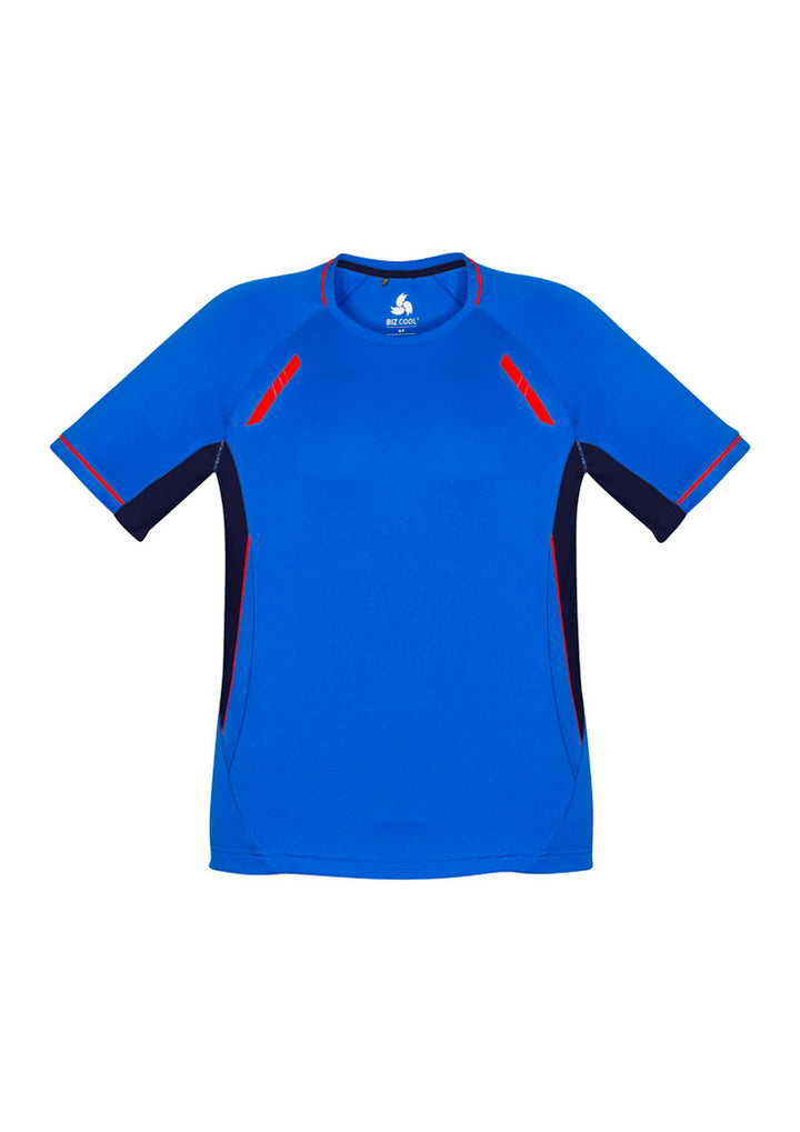 T701MS - Biz Collection - Mens Renegade Tee | Royal/Navy/Fluoro Orange