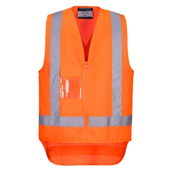 TM310 - Portwest - Hi-Vis TTMC zip front Vest