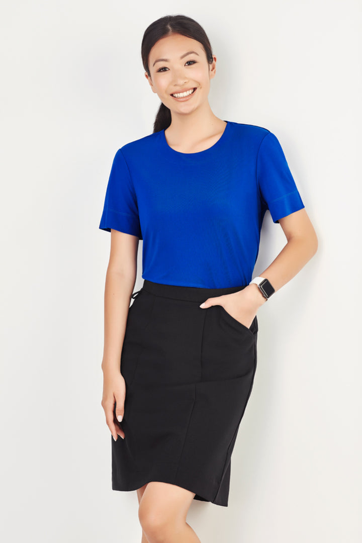 CS952LS - Biz Care - Womens Marley Short Sleeve Jersey Top